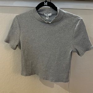 BP crew neck crop top